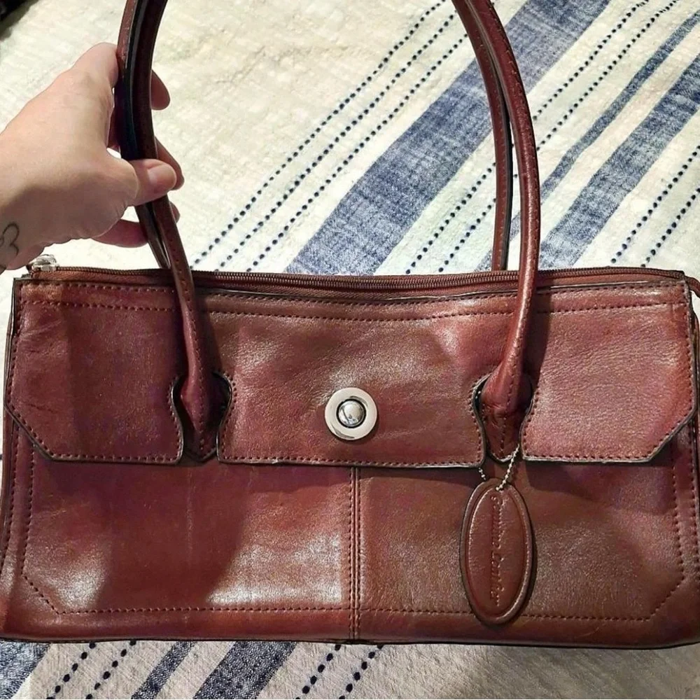 Wilson Leather bag Classic Brown Leather Shoulder dbag - Picture 2 of 7